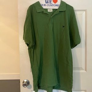 XL mens American eagle green polo